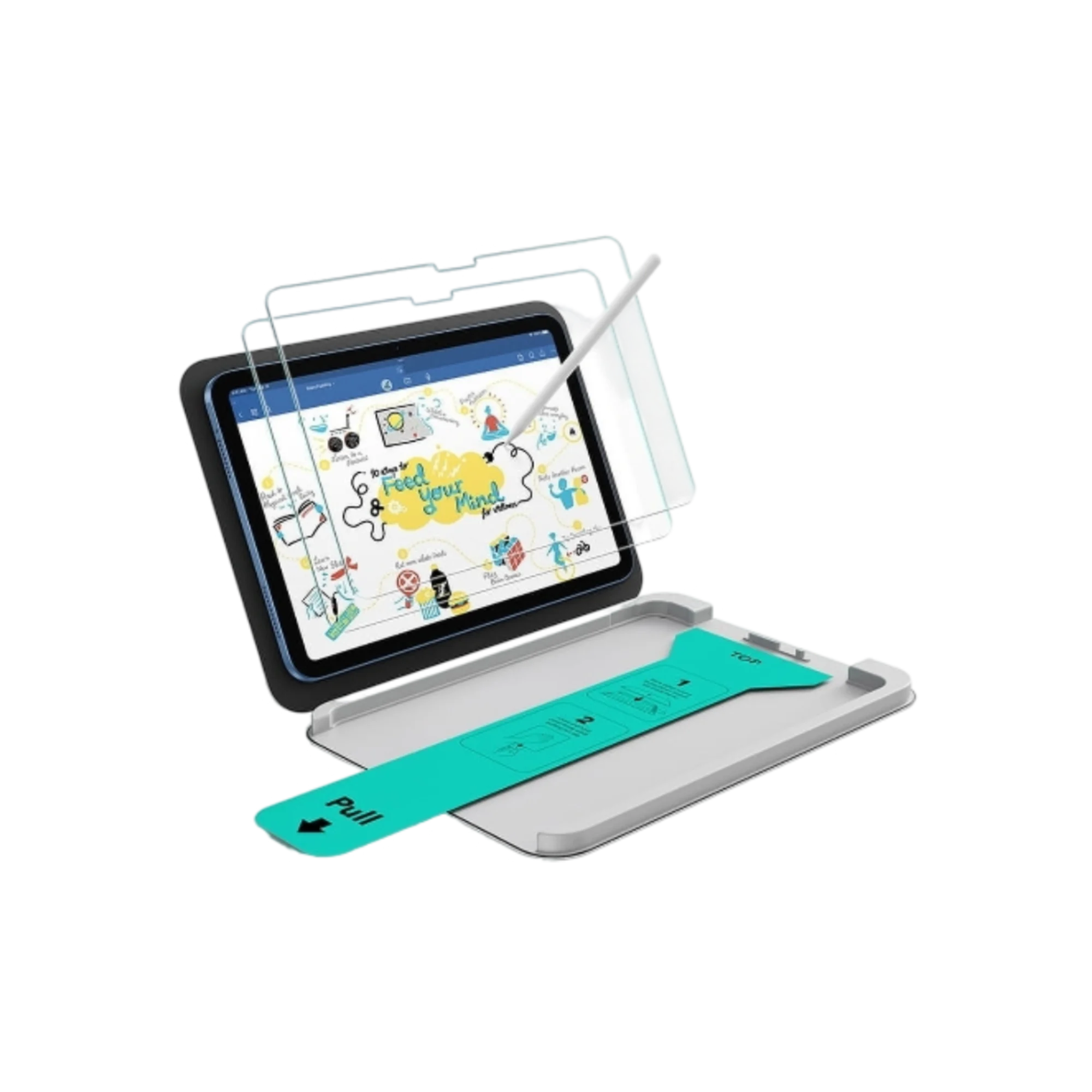 ESR UltraFit Paper-Feel Tempered Glass Screen Protector for iPad 1-pack | iPad 10th Gen