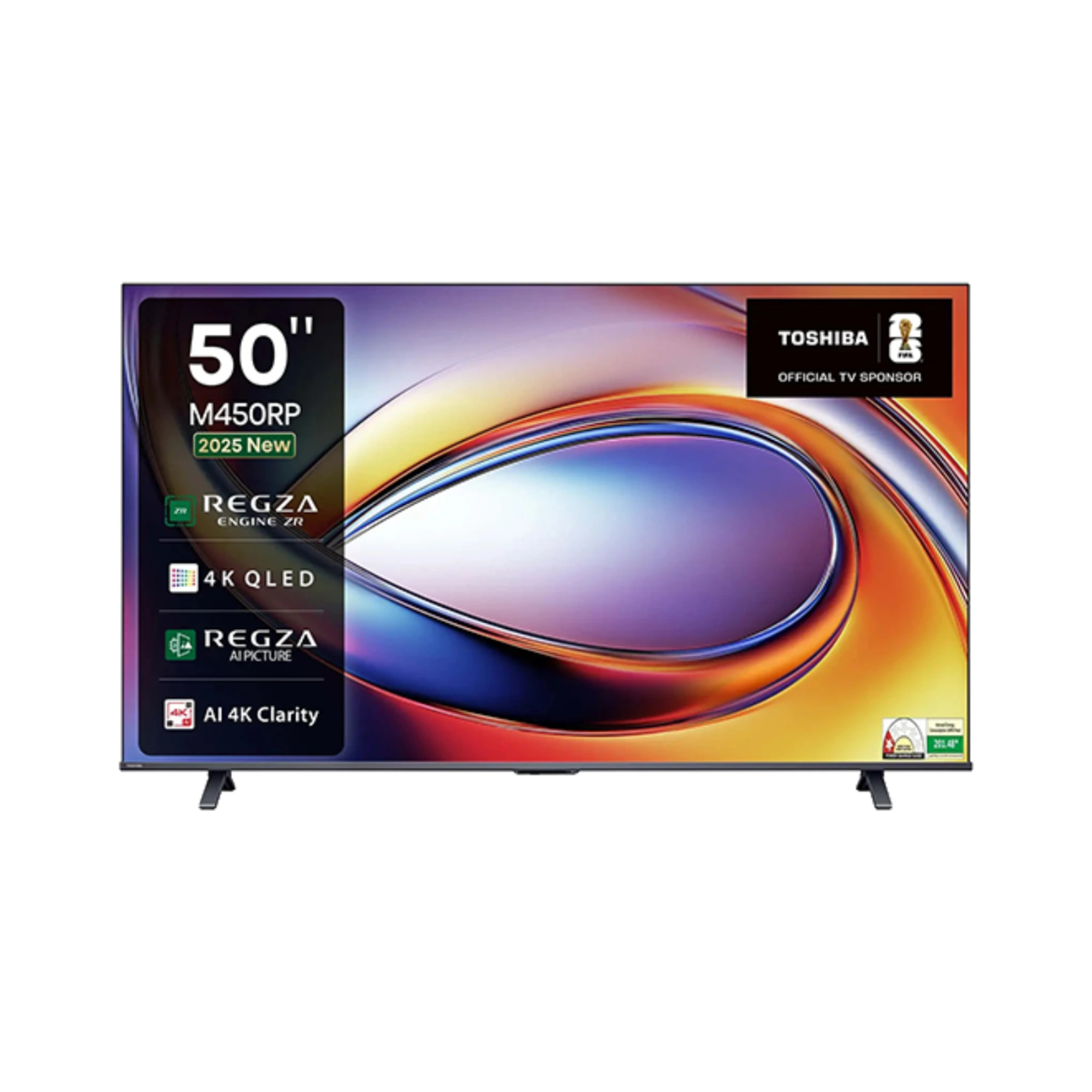 TOSHIBA 50M450RP 50" QLED 4K VIDAA Smart TV