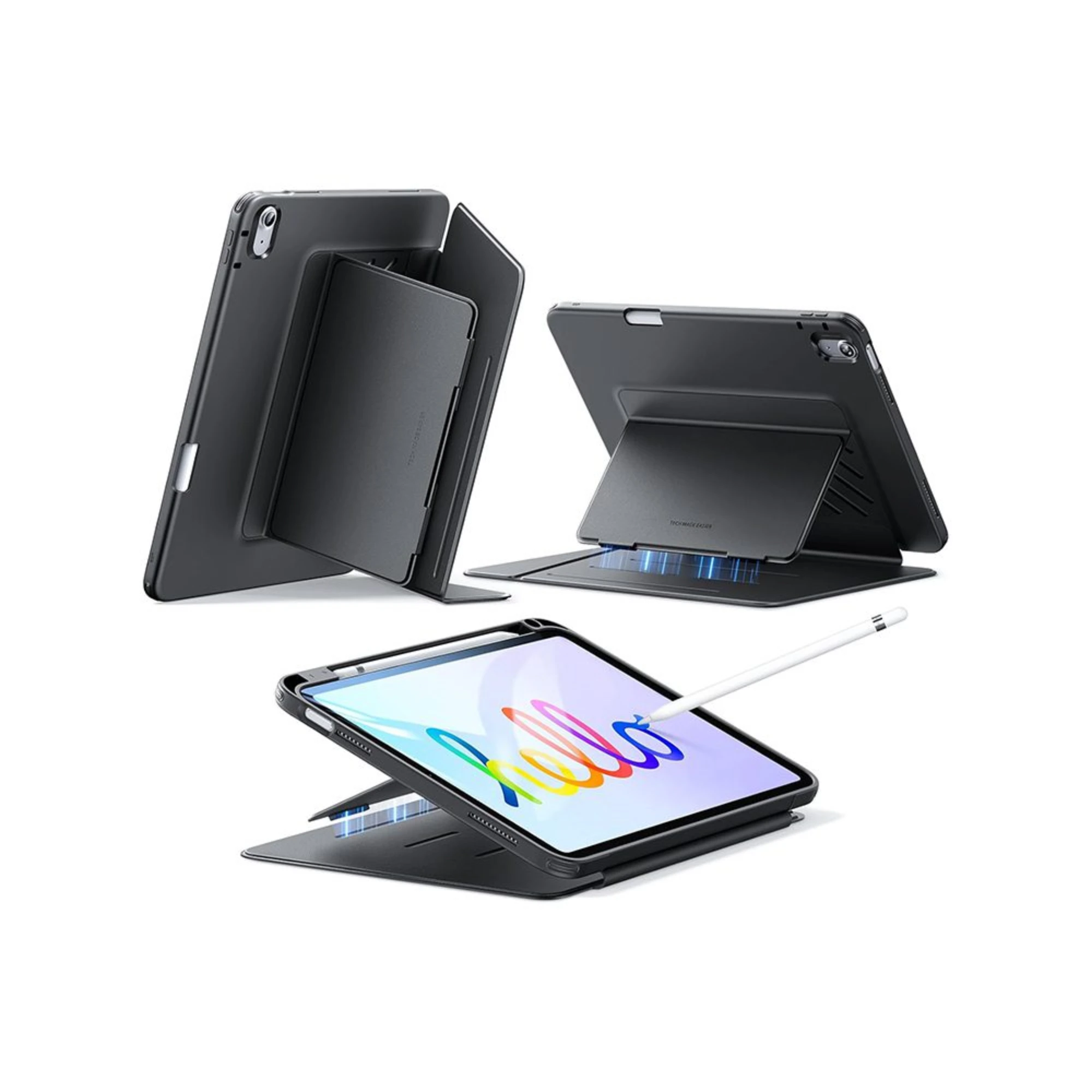 ESR Flip Magnetic Case with Pencil Holder for iPad
