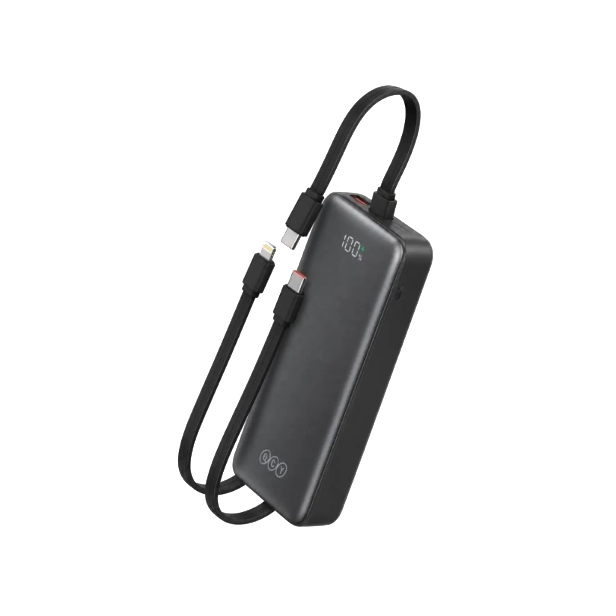QCY PLUSE PB20D 20000mah 22.5W PD Fast Charging PowerBank With 3 Built-in Cables 