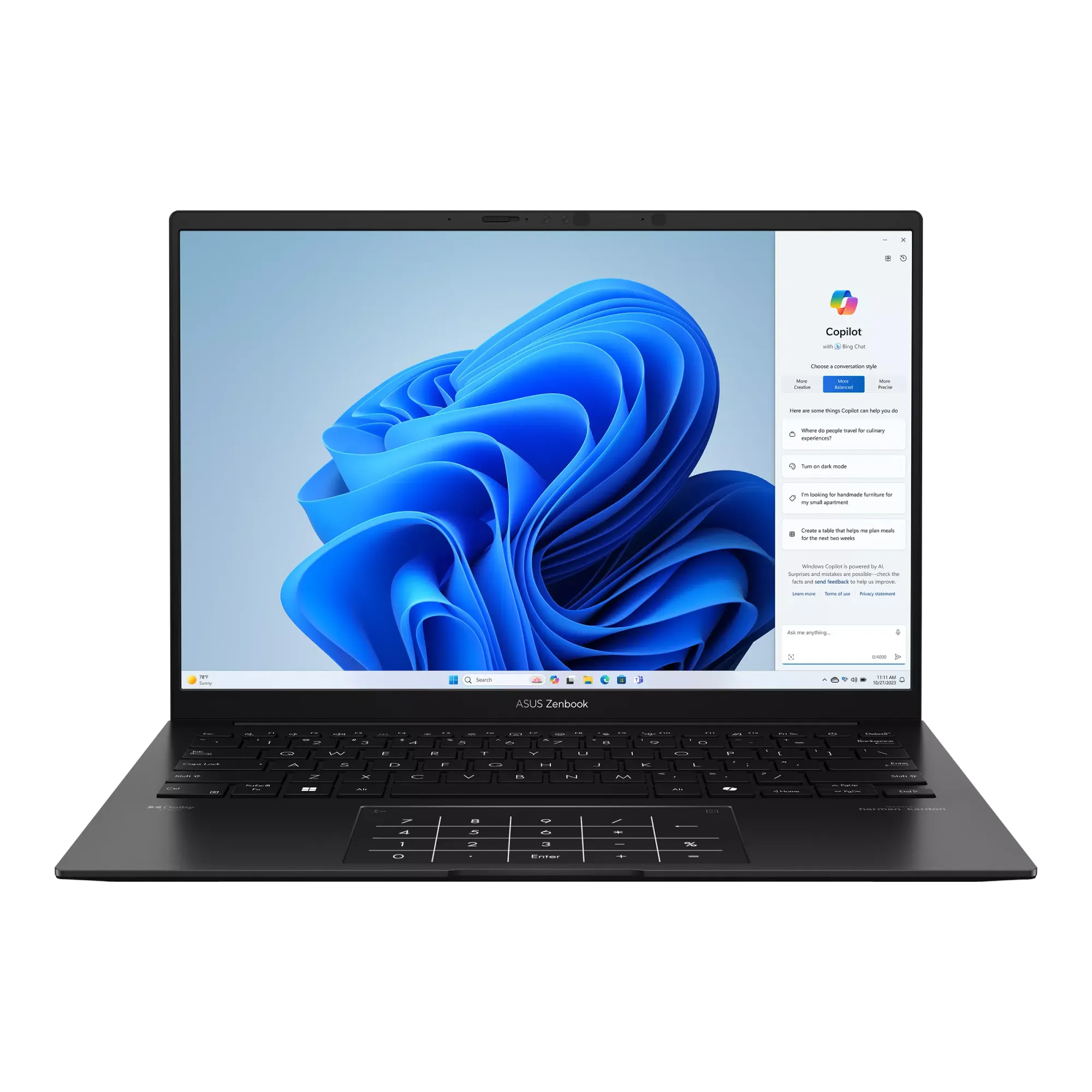 Asus Zenbook 14 OLED UM3406GA Ryzen AI 5 430 16GB RAM 512GB SSD 14" Laptop