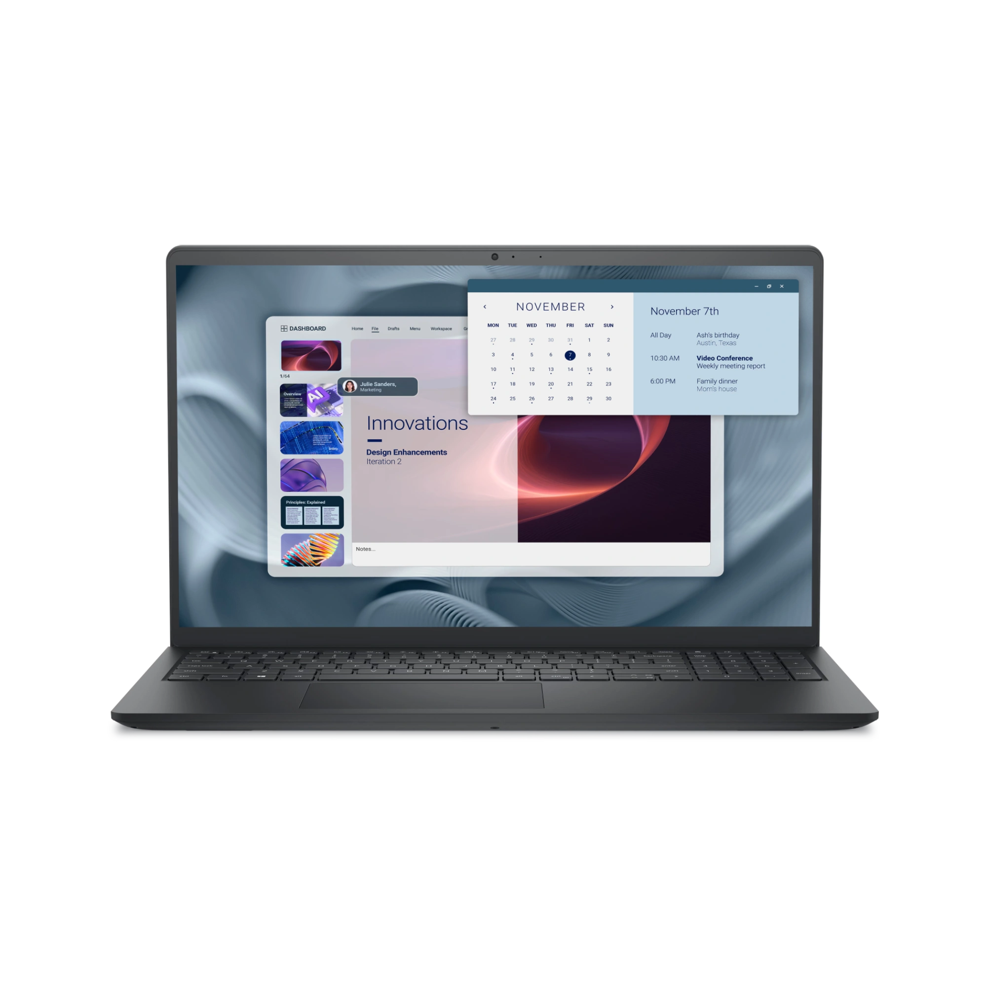 Dell Pro 15 Essential PV15250 Core 3 100U 8GB RAM 512GB SSD 15.6" 120Hz Laptop 8/512GB