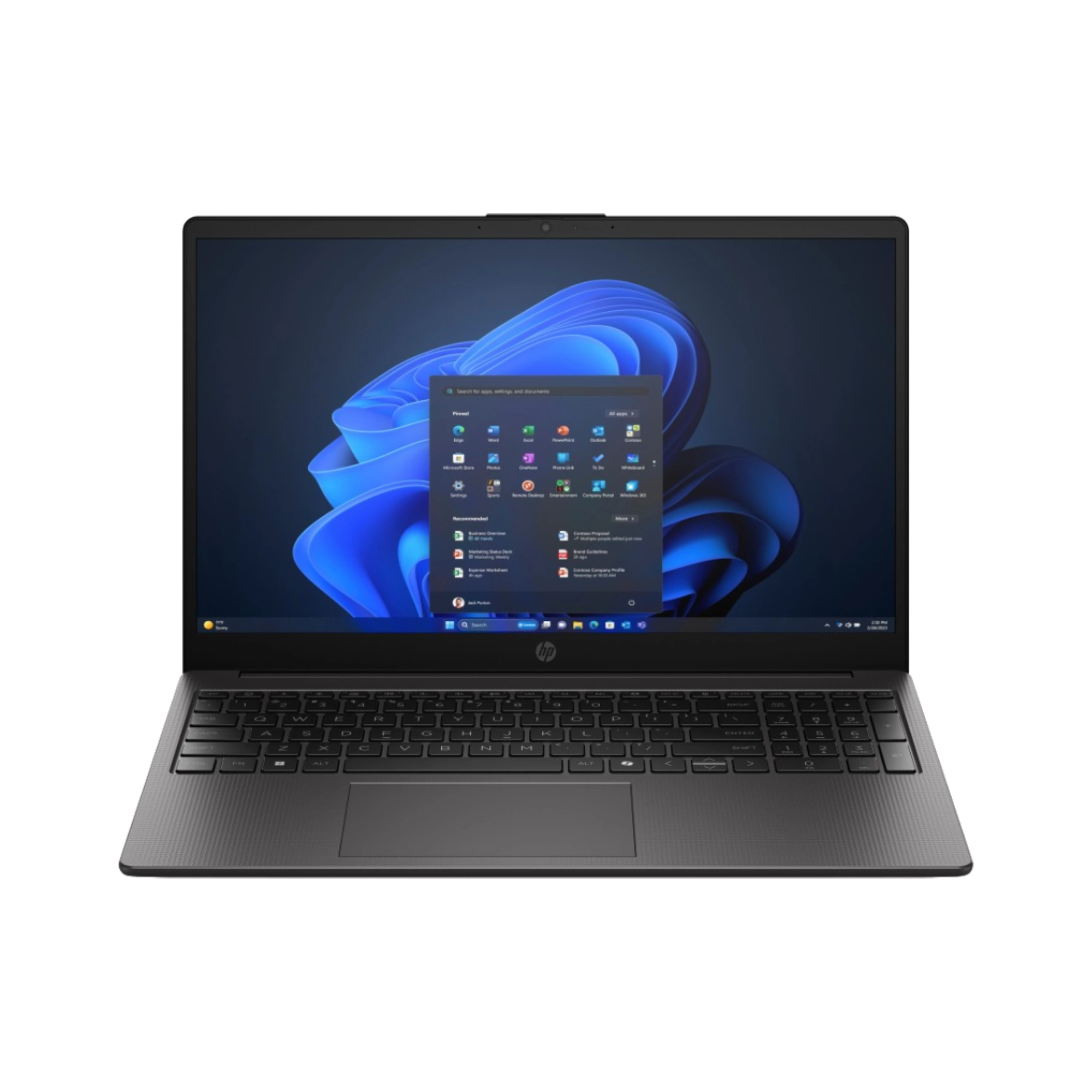 HP 255R G10 Ryzen 5 7535U 16GB RAM 512GB SSD 15.6" Laptop, Dark Ash Silver