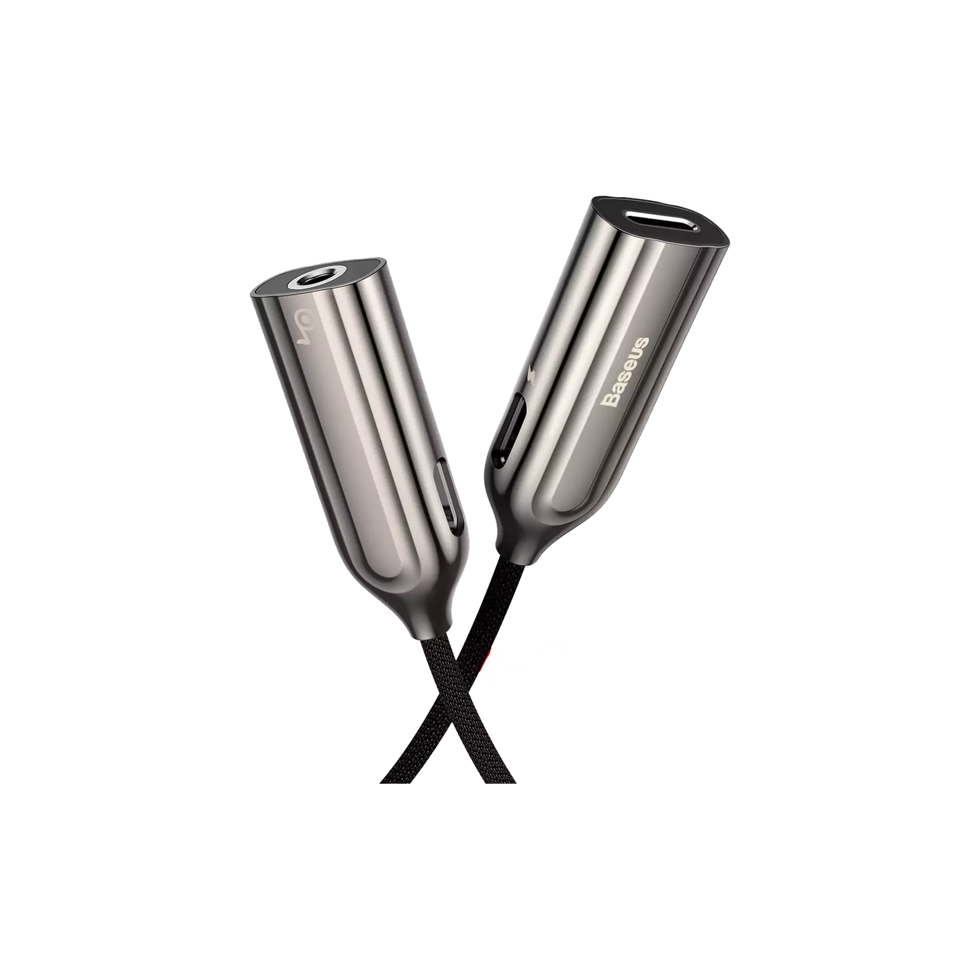 Baseus Lightning Male to Dual Lightning Female Converter