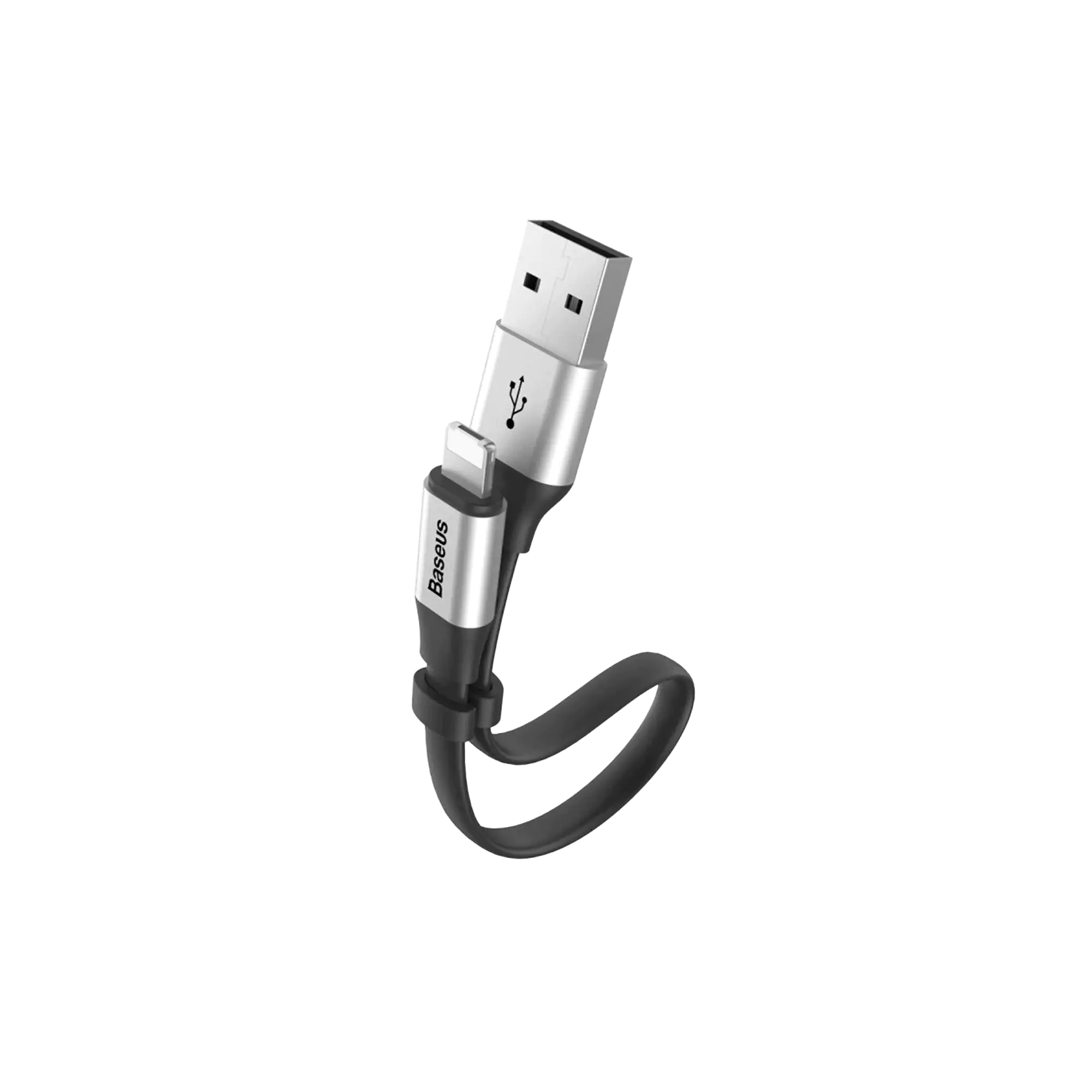 Baseus Two-in-One Portable Silver Cable
